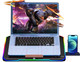Миниатюра изображения товара Подставка для ноутбука Evolution LCS-03 RGB с активным охлаждением