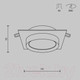 Миниатюра изображения товара Точечный светильник Maytoni Hoop DL086-GX53-SQ-W