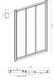 Миниатюра изображения товара Душевая дверь Ambassador Forsa 130x195 / 17021104NX
