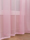 Миниатюра изображения товара Гардина Amore Mio Однотонная вуаль 6PL lux-16 600x270 / 90614 (розовый)