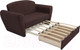 Миниатюра изображения товара Диван Mebel-Ars Квартет (велюр шоколад HB-178 16)