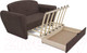Миниатюра изображения товара Диван Mebel-Ars Квартет (кордрой коричневый)