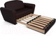 Миниатюра изображения товара Диван Mebel-Ars Квартет (экокожа шоколад)