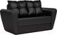Миниатюра изображения товара Диван Mebel-Ars Квартет (экокожа черный)