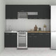 Миниатюра изображения товара Кухонный гарнитур Mio Tesoro Экстра-лайт 2.2 (антрацит/мадрид)