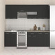 Миниатюра изображения товара Кухонный гарнитур Mio Tesoro Экстра-лайт 2.2 (антрацит/марсель)