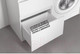 Миниатюра изображения товара Тумба под умывальник Style Line Оптима 50 2 ящика Люкс Plus (подвесная)