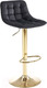 Миниатюра изображения товара Стул барный Halmar H120 / V-CH-H/120-CZARNY (черный/золото)