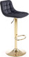 Миниатюра изображения товара Стул барный Halmar H120 / V-CH-H/120-CZARNY (черный/золото)