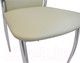Миниатюра изображения товара Стул Гальваник Комфорт с утонением (эмаль серебро/Santorini 0427 слоновая кость)