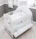 Миниатюра изображения товара Детская кроватка Italbaby Love Oblo / 070.0850-5 (белый)