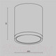 Миниатюра изображения товара Точечный светильник Maytoni Hoop C086CM-GX53-MRD-W
