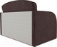 Миниатюра изображения товара Диван Mebel-Ars Малютка (велюр молочный шоколад НВ-178 13)