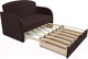 Миниатюра изображения товара Диван Mebel-Ars Малютка (велюр шоколад HB-178 16)