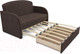 Миниатюра изображения товара Диван Mebel-Ars Малютка (кордрой коричневый)
