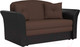 Миниатюра изображения товара Диван Mebel-Ars Малютка №2 (рогожка шоколад)