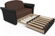 Миниатюра изображения товара Диван Mebel-Ars Малютка №2 (рогожка шоколад)