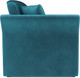 Миниатюра изображения товара Диван Mebel-Ars Малютка №2 (бархат сине-зеленый Star Velvet 43 Black Green)