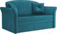 Миниатюра изображения товара Диван Mebel-Ars Малютка №2 (бархат сине-зеленый Star Velvet 43 Black Green)