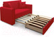 Миниатюра изображения товара Диван Mebel-Ars Санта (кордрой красный)