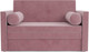 Миниатюра изображения товара Диван Mebel-Ars Санта №2 (велюр пудра НВ-178 18)