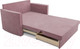 Миниатюра изображения товара Диван Mebel-Ars Санта №2 (велюр пудра НВ-178 18)