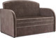 Миниатюра изображения товара Диван Mebel-Ars Малютка (бархат серо-шоколадный Star Velvet 60 Cofee)