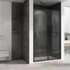 Миниатюра изображения товара Душевая дверь Abber Schwarzer Diamant AG30130B5