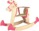 Миниатюра изображения товара Качалка детская Woody Лошадка-3 / 07340 (розовый)