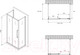 Миниатюра изображения товара Душевой уголок Abber Schwarzer Diamant AG30130H-S80-S80