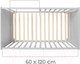 Миниатюра изображения товара Детская кровать-трансформер Roba Hamburg 60x120 / 0176TP (серый)