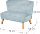 Миниатюра изображения товара Диван детский Roba Lil Sofa / 450110SY (голубой)