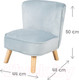 Миниатюра изображения товара Кресло детское Roba Lil Sofa / 450120SY (голубой)