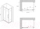 Миниатюра изображения товара Душевой уголок Abber Schwarzer Diamant AG30140MH-S75M