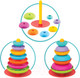 Миниатюра изображения товара Развивающий игровой набор Dede Логическая пирамидка Тарелочки-неваляшки / 03622