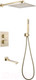 Миниатюра изображения товара Душевая система со смесителем Abber Daheim AF8250G (золото матовое)
