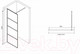 Миниатюра изображения товара Душевая стенка Abber Immer Offen AG65100B