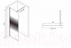 Миниатюра изображения товара Душевая стенка Abber Immer Offen AG69103BS