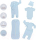 Миниатюра изображения товара Набор на выписку Amarobaby Newborn / AB-OD22-NB17/19-62 (голубой, р.62-68)