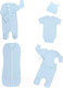Миниатюра изображения товара Набор на выписку Amarobaby Newborn / AB-OD22-NB17/19-62 (голубой, р.62-68)