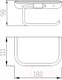 Миниатюра изображения товара Держатель для туалетной бумаги Abber Nord AA1530 (хром)