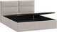 Миниатюра изображения товара Двуспальная кровать ТриЯ Глосс универсальный тип 1 с ПМ и заглушиной 160x200 (велюр Confetti Smoke)