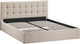 Миниатюра изображения товара Двуспальная кровать ТриЯ Эмма с ПМ 160x200 (велюр Confetti Cream)