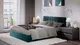 Миниатюра изображения товара Двуспальная кровать ТриЯ Эмма с ПМ 160x200 (велюр Confetti Izumrud)