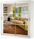 Миниатюра изображения товара Шкаф-купе Памир Альянс Орион 1.5м (крафт белый)