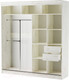 Миниатюра изображения товара Шкаф Памир Альянс Орион 2.0м (крафт белый)