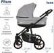 Миниатюра изображения товара Детская универсальная коляска Pituso Luna Luxury 2 в 1 / 10210 (Silver/Dark Grey)