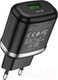 Миниатюра изображения товара Адаптер питания сетевой Hoco N3 QC3.0 USB 1xUSB-А / 6931474729347 (черный)