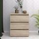 Миниатюра изображения товара Комод Кортекс-мебель Бари 60 3ш (дуб сонома/дуб сонома/дуб сонома)