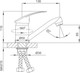 Миниатюра изображения товара Смеситель Frud R45055-1